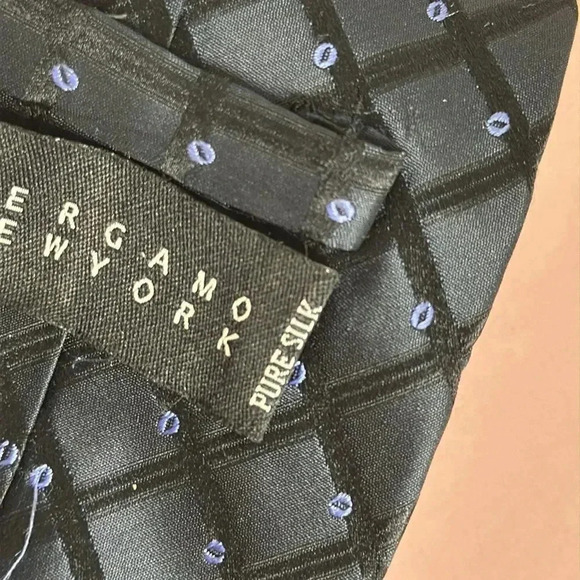 Bergamo New York Blue Tie - Picture 7 of 7